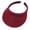A, variant on Women Solid Color Straw Visor Wide Curved Brim Hollow Top Sun Hat Breathable Uv Protection Summer Visors J One Size