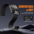 thumbnail image 3 of Correa SNBLK de silicona magnética para Apple Watch de 44 a 49 mm, 3 of 9