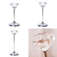 thumbnail image 3 of Titular de vela con forma de diamante, soporte para bodas, regalos de decoración para fiestas Feliz Sencillez, 3 of 5