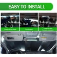 thumbnail image 3 of Topboutique Car Front Windshield Sunshade,Windshield Cooling Cover for Car,Foldable Reflective Sun Visor to Protect Car from Harmful UV Rays,Car Front Window Sun Protector,51''x23'', 3 of 8