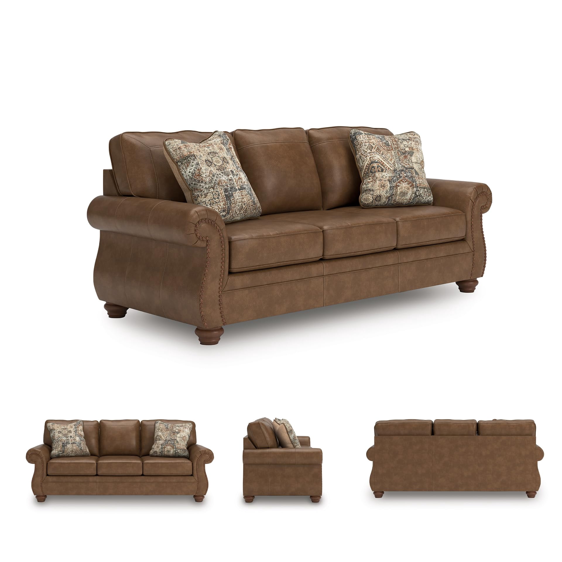Signature Design by Ashley Shadsburne Brown Sofa
