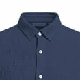thumbnail image 6 of Rvwovn Men's Waffle Knit Summer Shirts Plus Size Short Sleeve Button-Down Tops for Beach, Business and Casual Wear, 6 of 6