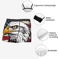 thumbnail image 4 of KLL American Bald Eagle Men's Cotton Boxer Briefs Underwear-Small, 4 of 8