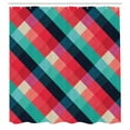 thumbnail image 3 of Ambesonne Irish Shower Curtain, Celtic Colorful, 69"Wx84"L, Multicolor, 3 of 5