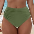 thumbnail image 2 of NIEWTR Swim Bottom High Waist Basic Full Coverage Bikini Swimsuit Briefs(AG,XXL), 2 of 9