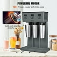 thumbnail image 2 of VEVOR Mélangeur à Milkshakes, 375 W x 3 Électrique, Mélangeur de Boissons à Trois Têtes Commercial, Micro-Interrupteur Intelligent à DEL, 3 Vitesses avec 3 x 820 ml Gobelets en Acier Inoxydable, 2 of 9