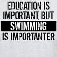 thumbnail image 3 of CafePress - Swimming Is Importanter T Shirt - Light T-Shirt - CP, 3 of 4