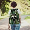 thumbnail image 6 of Lightweight Backpack Raccoon School Bag Travel Laptop Daypack for Men Women Casual Rucksack, 6 of 6