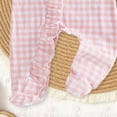 thumbnail image 4 of JUMEYU Baby Sleepers Girl Baby Girl Romper Long Sleeve Jumpsuit Infant Newborn Rompers Clothes 0 3 6 9 12 18 Months (Pink,3-6 Months), 4 of 5