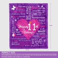 thumbnail image 2 of 13th Birthday Gifts for Girls, Girls 13th Birthday Gift Ideas, 13th Birthday Gifts, Girls 13th Birthday Gifts, 13 Gifts for 13th Birthday Throw Blanket 50 in × 60 in, 2 of 5