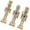 LL0073, variant on Tizuqe 25.5cm Christmas Nutcrackers King Soldier Wood Unfinished Nutcrackers Figurine Painting Craft Unpainted Puppet Ornament