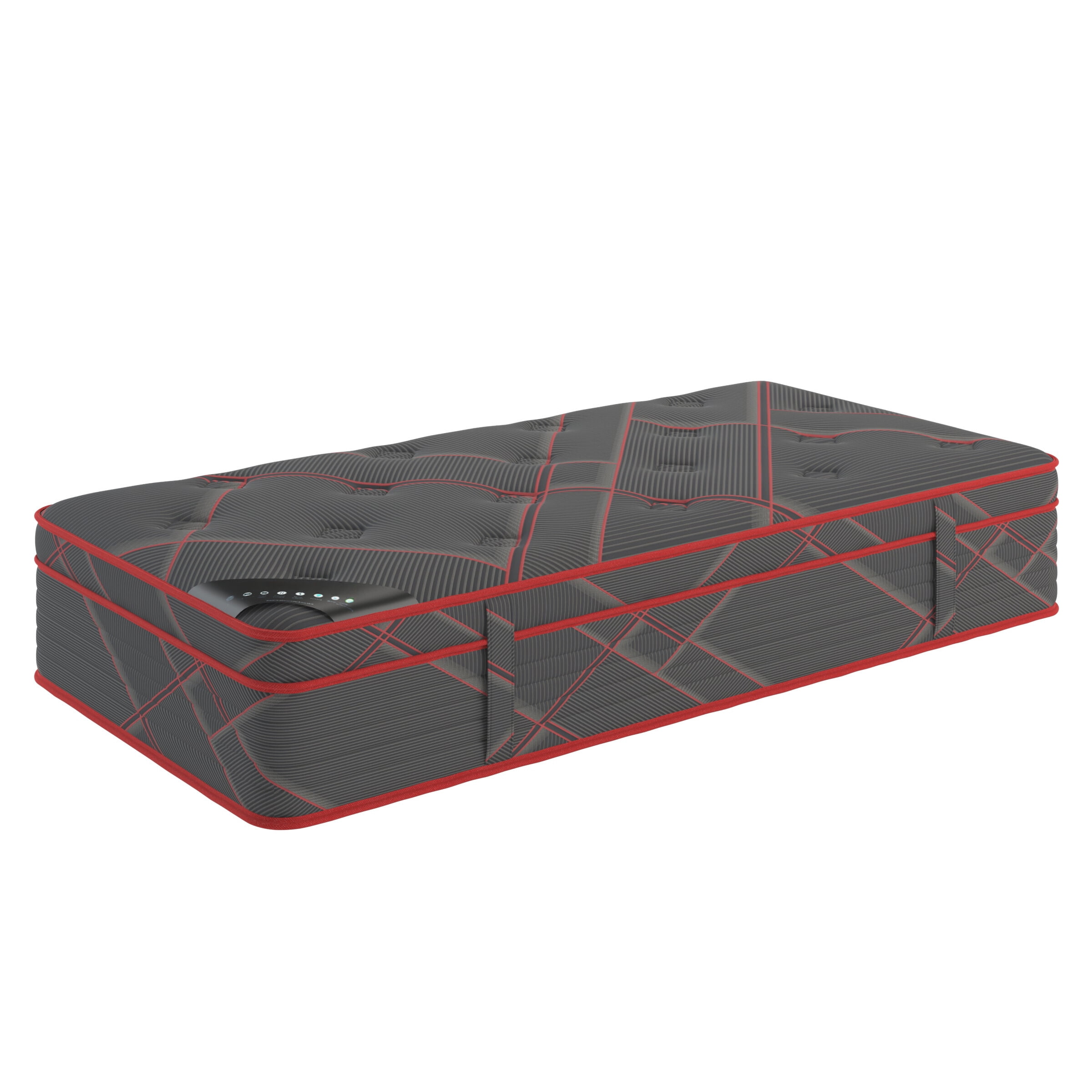 Ottomanson 13" Twin Plush Euro Top Hybrid Mattress with Pocket Coils, Pressure Relief, CertiPUR-US & Bed in a Box