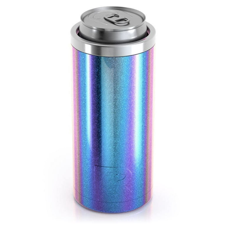 Home Beach Icons 12oz Stainless Steel Slim Can Cooler