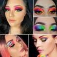 thumbnail image 7 of Rainbow Eyeshadow Palette Colorful Highly Pigmented 35 Colors, Long Lasting Matte Shimmer Glitter Eye Shadow Pallet,Pink Red Orange Yellow Green Blue Purple Bright Makeup Palette for Christmas, 7 of 7
