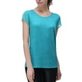 thumbnail image 7 of Richie House Women's Linen T-shirt with Chiffon Sleeve and Back RH2040-B-M, 7 of 7