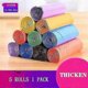 thumbnail image 1 of 5 Rolls 1 Pack 100pcs Household Disposable Trash Pouch Kitchen Storage Garbage Bags Cleaning Waste Bag Plastic Bag, 1 of 5