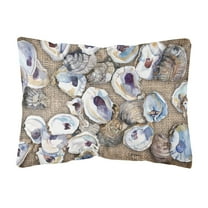 Carolines Treasures 8734PW1216 Oyster Canvas Fabric Decorative Pillow, 12H x16W, multicolor