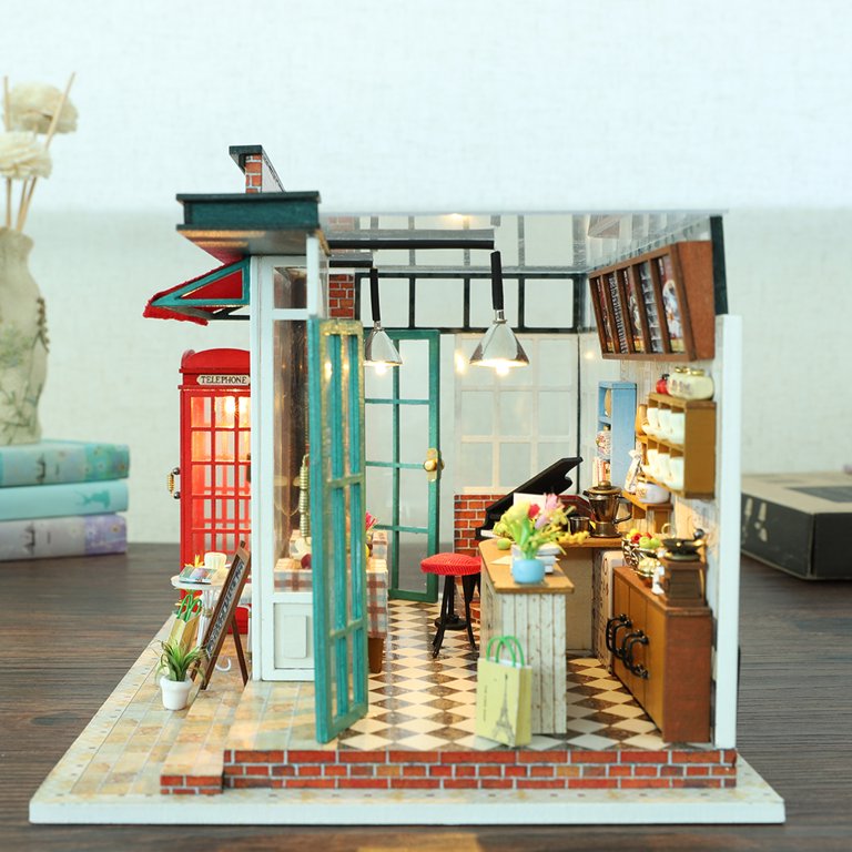 DIY Miniature House kits - Simon's Coffee kit