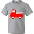 thumbnail image 3 of Inktastic Cute Red Firetruck Youth T-Shirt, 3 of 5