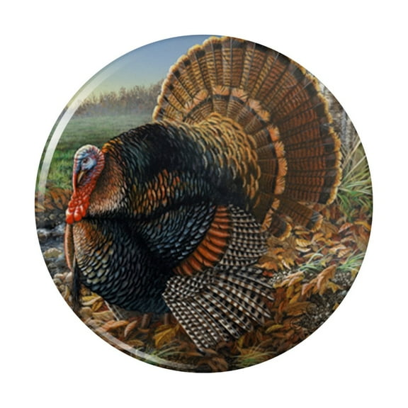 Minnesota Gobbler Turkey Pinback Button Pin