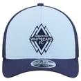 thumbnail image 2 of Men's New Era Light Blue Vancouver Whitecaps FC Color Pack 9FORTY M-Crown A-Frame Adjustable Trucker Hat, 2 of 5