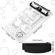 thumbnail image 2 of Juego de rodilleras Easy Vfr Aviation de aluminio para pilotos con soporte para bolígrafos, 2 of 7
