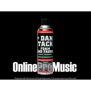 2 x Dan Tack 2012 Foam & Fabric Spray Adhesive or Glue Can 12 oz (2/pack) 