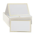 thumbnail image 4 of NICEXMAS White Tent Place Cards for Weddings Banquet Decoration Use 120 Pcs, 4 of 8