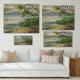 thumbnail image 4 of Designart 'Green Coast of The Baltic Sea' Nautical & Coastal Print on Natural Pine Wood, 4 of 5