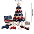 thumbnail image 3 of US American Christmas Tree Quilt Kit - DIY Holiday Sewing Kit for Handmade Tabletop Decor, Nostalgic Christmas Craft for Quilting Lovers, 3 of 6