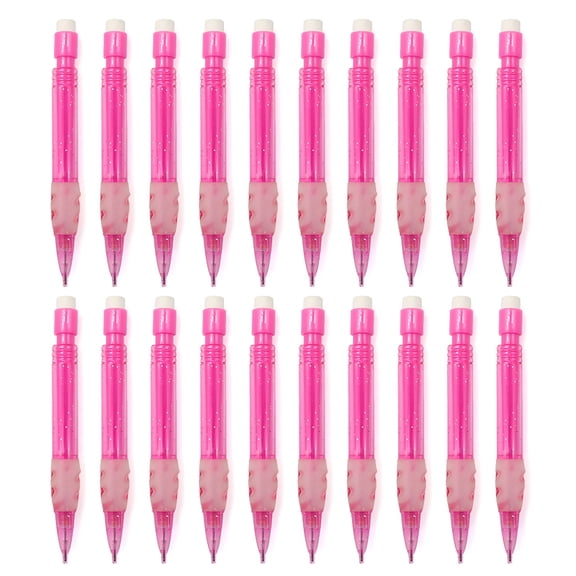 CCOCC 20Pcs Small Short Automatic Drawing Pencils with Small Eraser 0.7Mm Drawing Mechanical Pencil for Writing Drawing Mini Mechanical Pencil