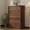 Walnut, variant on 5 Dresser for Bedroom, 43.3" Tall Dresser, Freestanding Horizontal Drawer with Storage, Wooden Closet Chest Storage for Living Room, Hallway, Entryway, Walnut