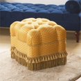 thumbnail image 3 of Tabouret de Coiffeuse Traditionnel à Franges Or, 3 of 12