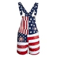 thumbnail image 5 of American Flag Overalls Men Shorts Loose Fit Festival Jumpsuits Patriotic Work Bibs Coveralls Casual Outdoor Summer Fourth of July Clothes, 5 of 5
