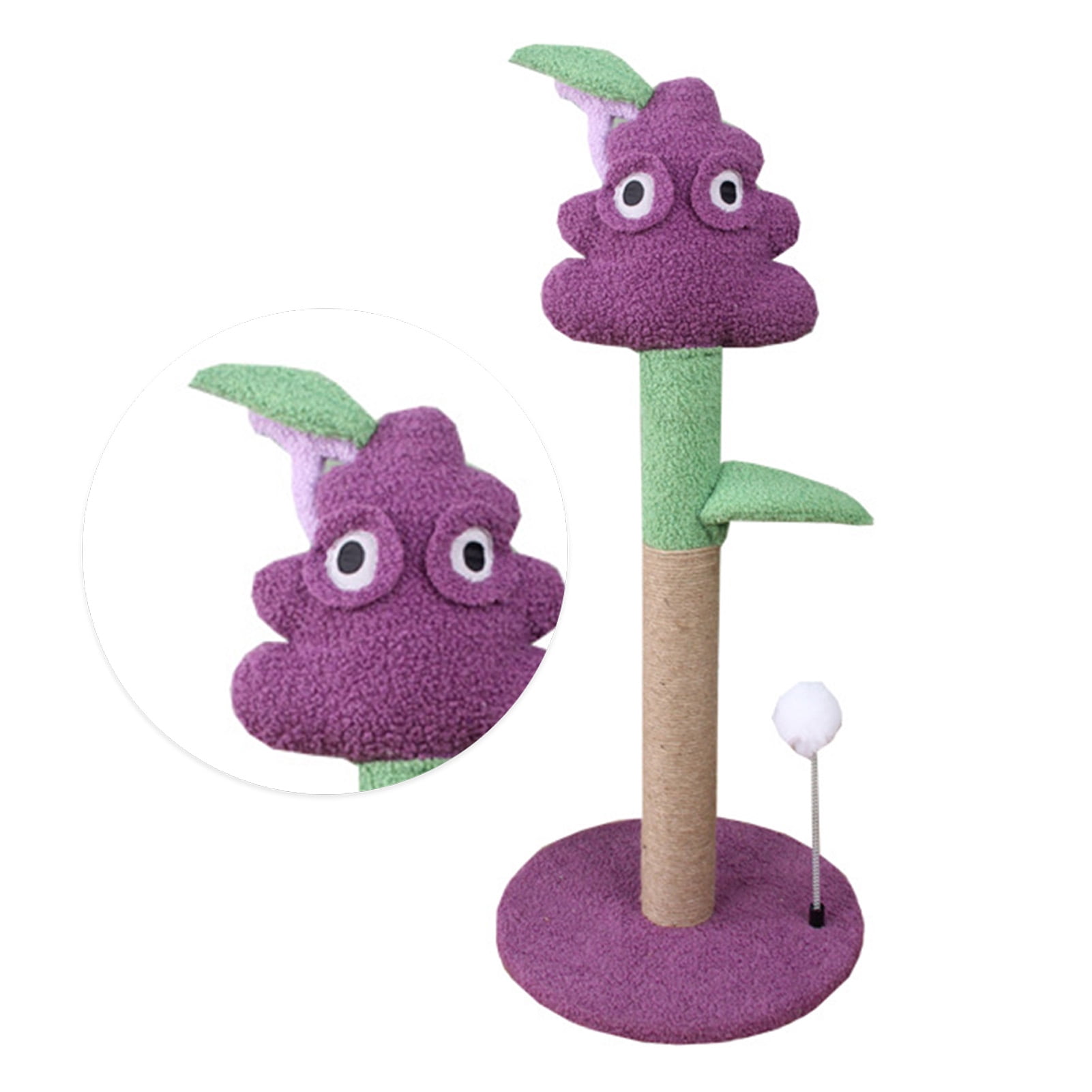 Cat Interactive Toy,Cat Climbing Tree Sisal Cat Tower Sisal Cat Tree Future-Proof Design