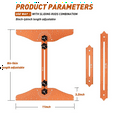 thumbnail image 3 of Stair Tread Gauge Stair Ruler Multi-Function Folding Ruler Precision Stair Measurement Tool for Carpentry Projects, 3 of 6