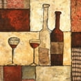 thumbnail image 2 of Bagnato, Judi 20x20 Black Ornate Wood Framed with Double Matting Museum Art Print Titled - Wine for Two, 2 of 4
