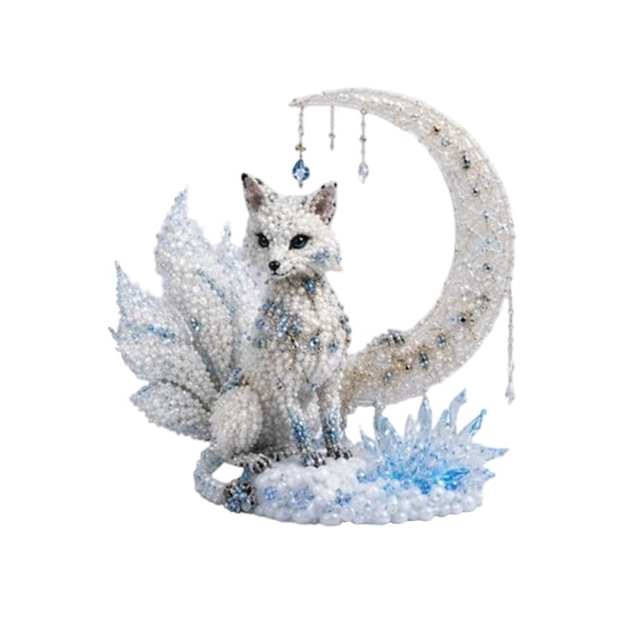 Arctic Winter Guardians DIY Patchwork Kit, Felt Animal Sewing Kit for Beginners, 3D Stuffed Animals Mythical Creature, Pre-Cut Handmade Craft Kit for Home Decor & Creative Gift