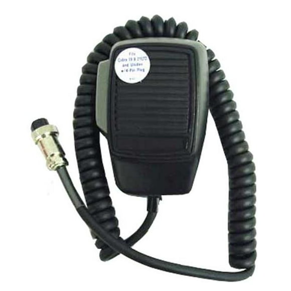 Marmat CB4E Microphone Électrique Cb 4 Broches Filaire pour Cobra Uniden