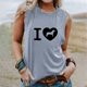 thumbnail image 2 of Verano mujer moda cuello redondo impreso sin mangas casual camisetas sin mangas Fridja gh5120, 2 of 5