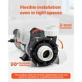 thumbnail image 3 of KFFKFF 3 HP 2-Speed Spa Pump, 2-Inch Intake, 190.2 GPM High Flow, 84.5 GPM Low Flow, 230V 60Hz, 48 Frame, Compatible with Various Hot Tub Models, 3 of 9