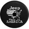 2018 2019 Wrangler JL Jeep US United States Flag Made In America Spare Tire Cover Jeep RV 32 InchBack up Camera