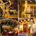 thumbnail image 5 of Syenll 66 ft 200 LED Outdoor Solar String Lights, Waterproof Solar Fairy Lights for for Garden Patio Yard (Warm White), 5 of 8