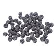 thumbnail image 1 of SPRING Sparkly Rhinestone Round Beads Polymer Clay Pave Disco Ball Beads 10mm Transparent gray, 1 of 8
