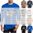 thumbnail image 2 of ThriftyPlait Halloween Party Costume Graphic T Shirt Men's Plus Size Lightweight Long Sleeve Pullover Casual Cozy Holiday Wear, 2 of 4