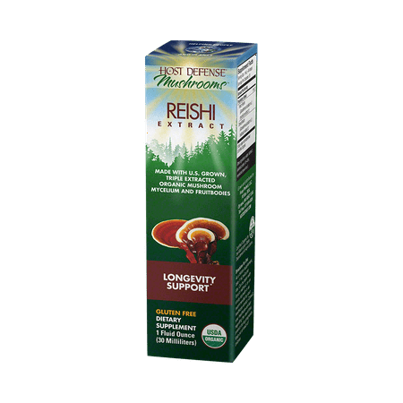 Defense Extract - Host Defense - Reishi Extract, Mushroom Support for Heart Health, 30 Servings (1 oz)