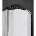 thumbnail image 3 of Kate and Laurel Arendahl Ornate Traditional Square Arched Mirror, 28 x 30, Antique Black, Decorative Baroque Style Arch Vintage Mirror with Wide Frame and Ornamental Crown, 3 of 8