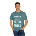 thumbnail image 4 of Novelty Silently Judging Your Trees Sarcastic Sardonic Hilarious Phrase Slogan Judgmental Ironic Sarcasm Unisex Garment-Dyed T-shirt, 4 of 4