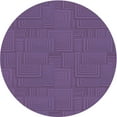 thumbnail image 1 of Ahgly Company Machine Washable Indoor Square Transitional Purple Jam Purple Area Rugs, 3' Square, 1 of 7