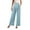 Blue, variant on EDFBUYKRS Female Women Pants Casual Women's Pants Plus Size Casual Omen's Wide Leg Pants Work Business Casual Loose High Waisted Dress Palazzo Flowy Trousers Xxl